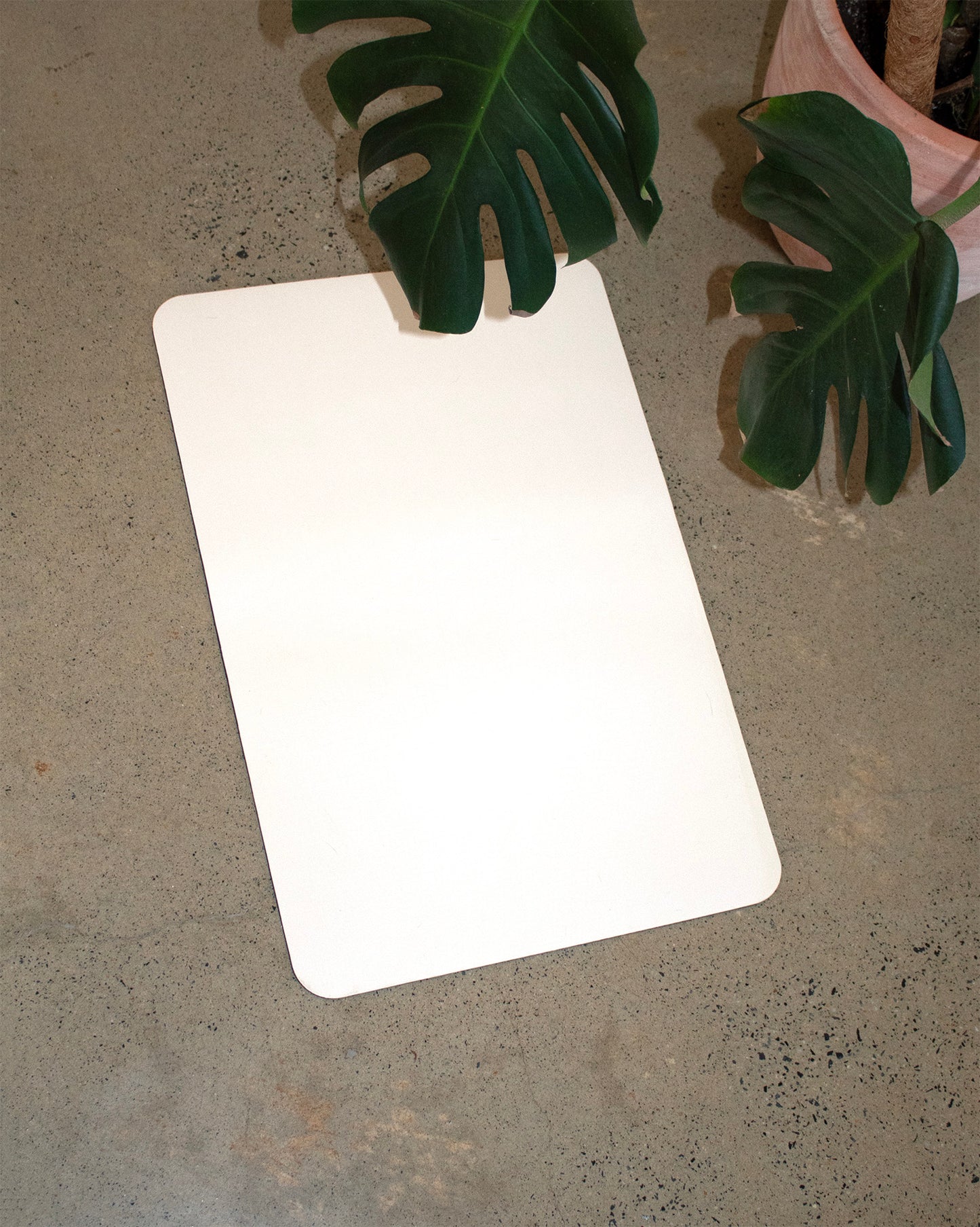 Soft Blot Bath Mat – White