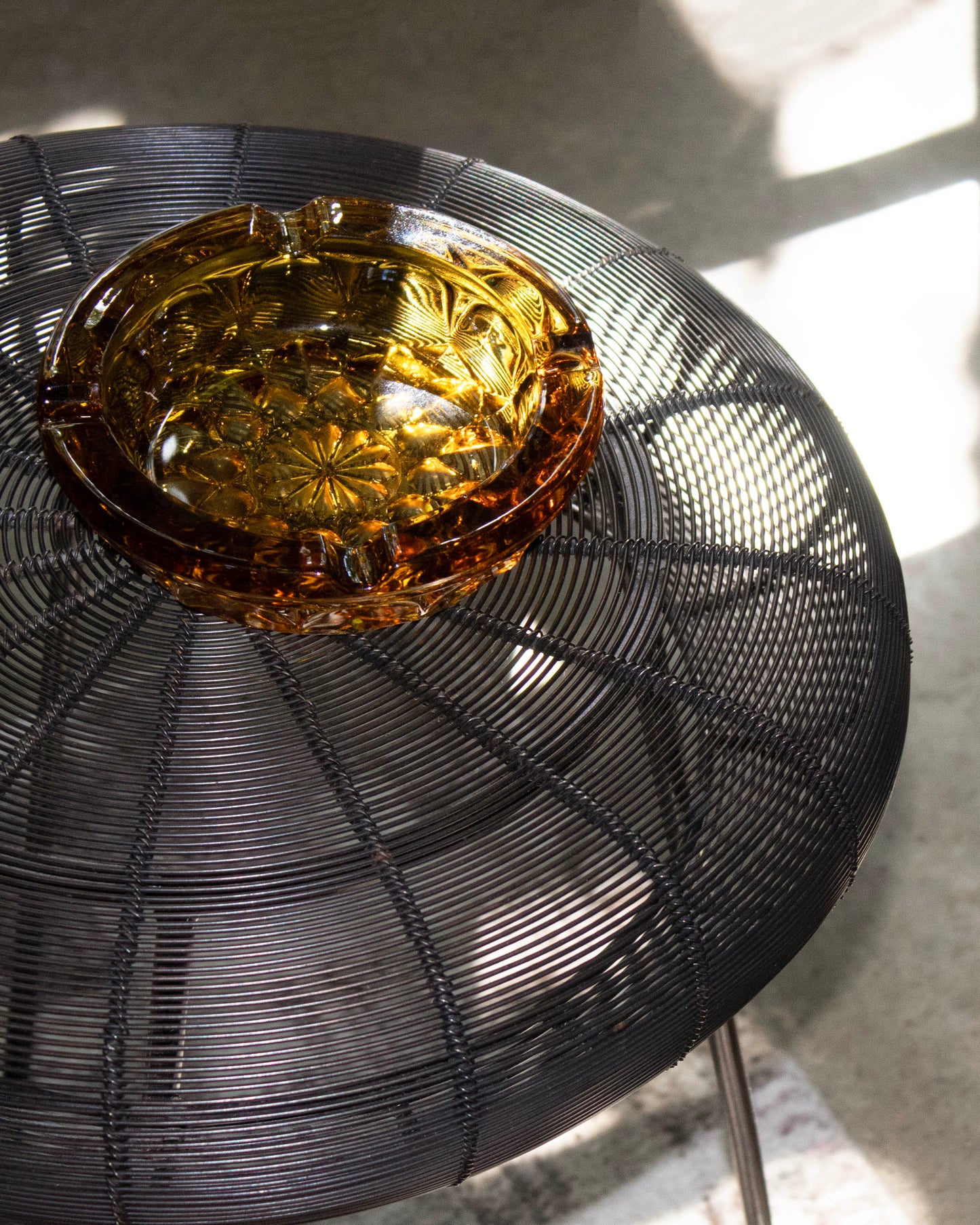 Sebastien Amber Ashtray
