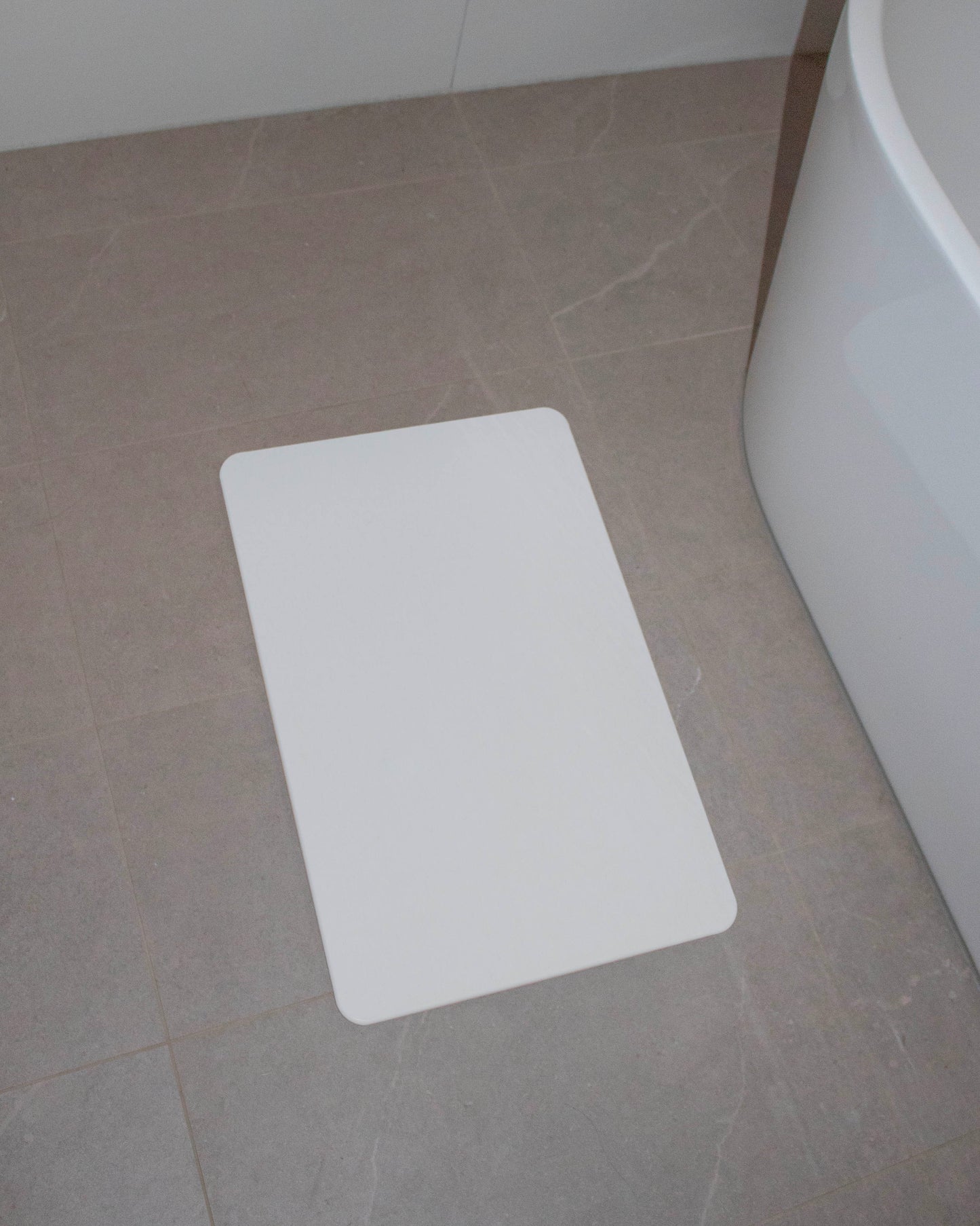 Fruit Dealers Hard White Bath Blot Mat Absorbent Diatomaceous Earth