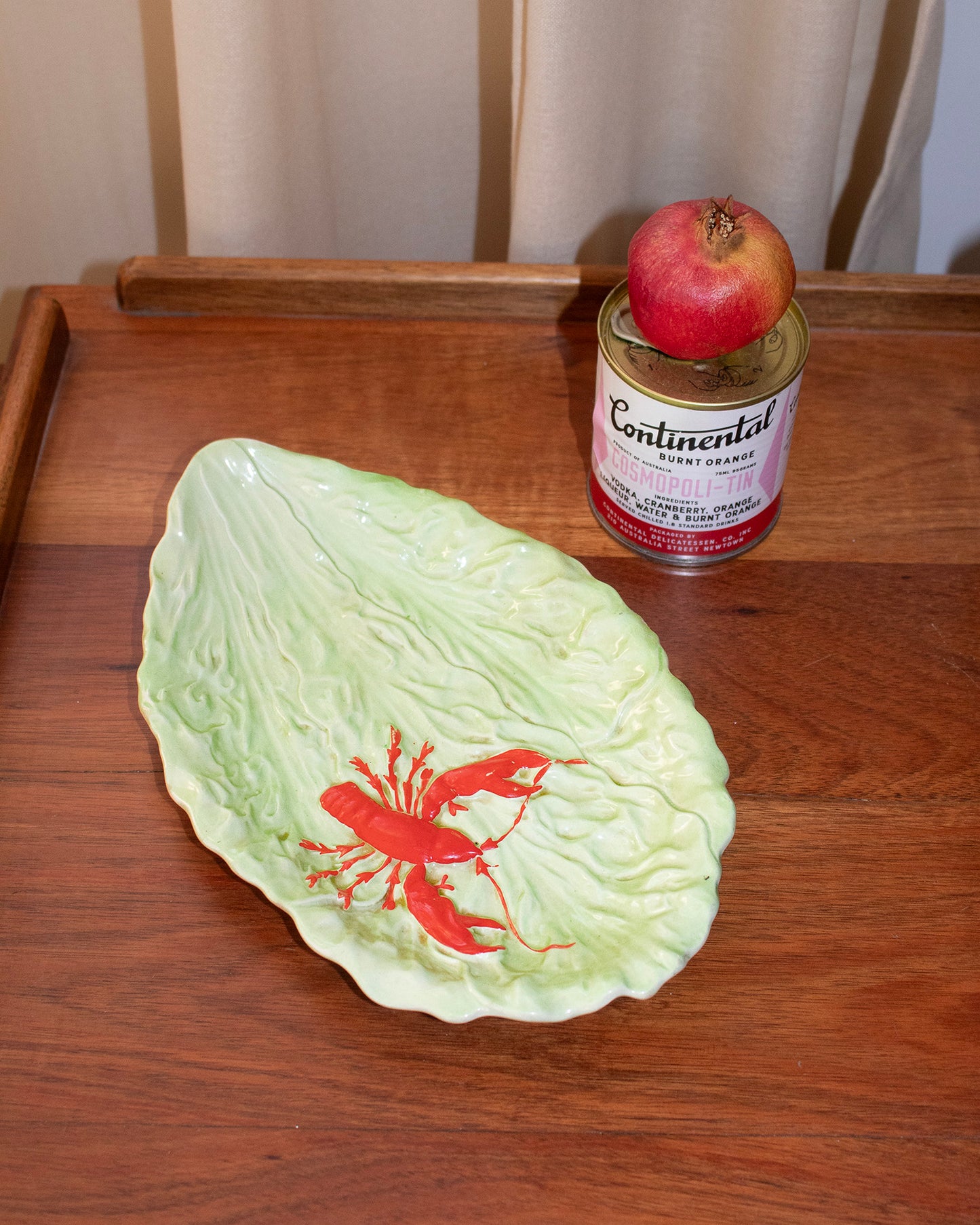 carlton ware vintage 50s 60s lobster lettuce cabbage dish serving plate