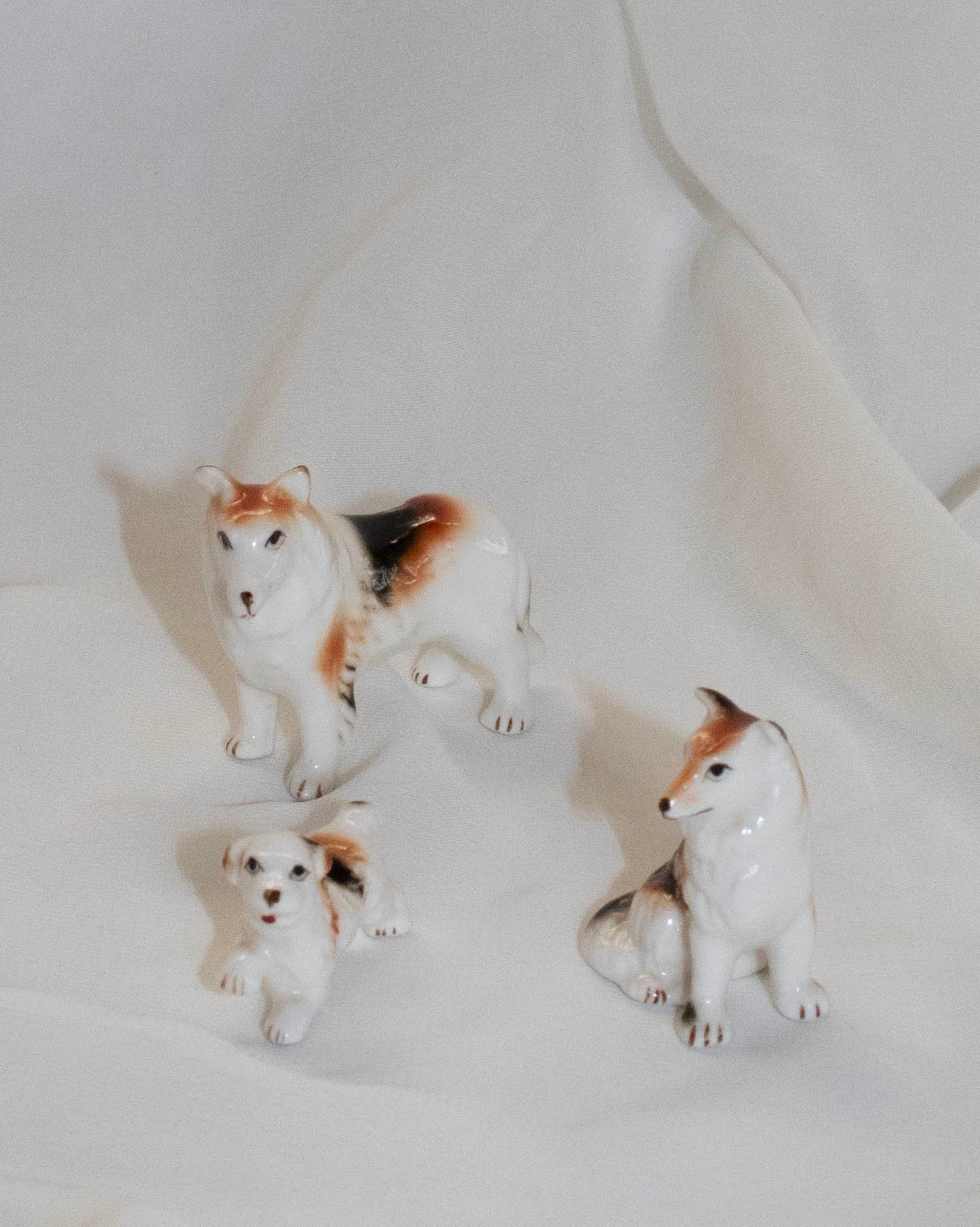 Porcelain Lassie Family