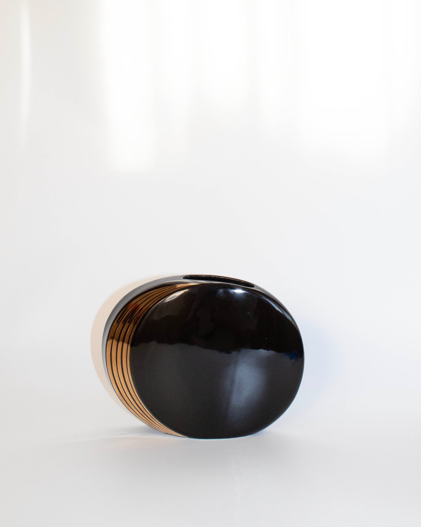 Lionel Black Ceramic Vase