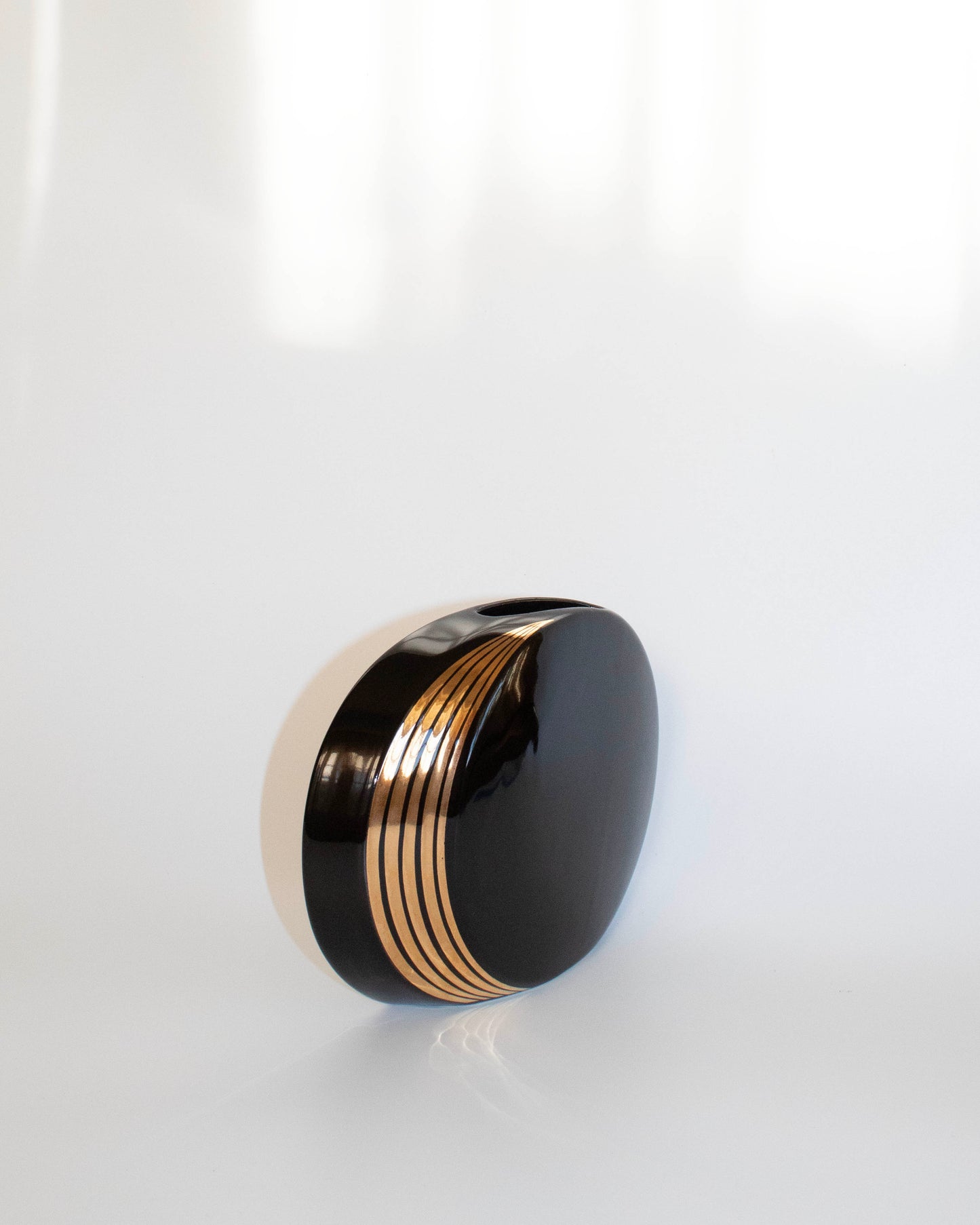 Lionel Black Ceramic Vase