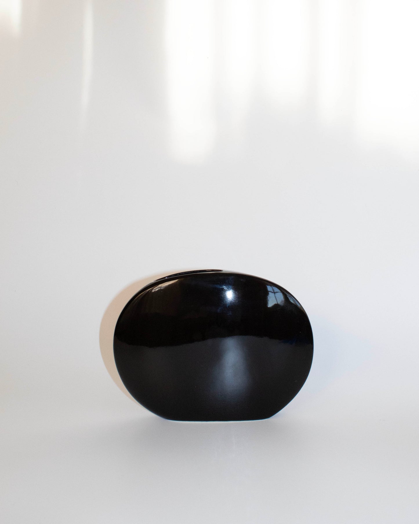 Lionel Black Ceramic Vase