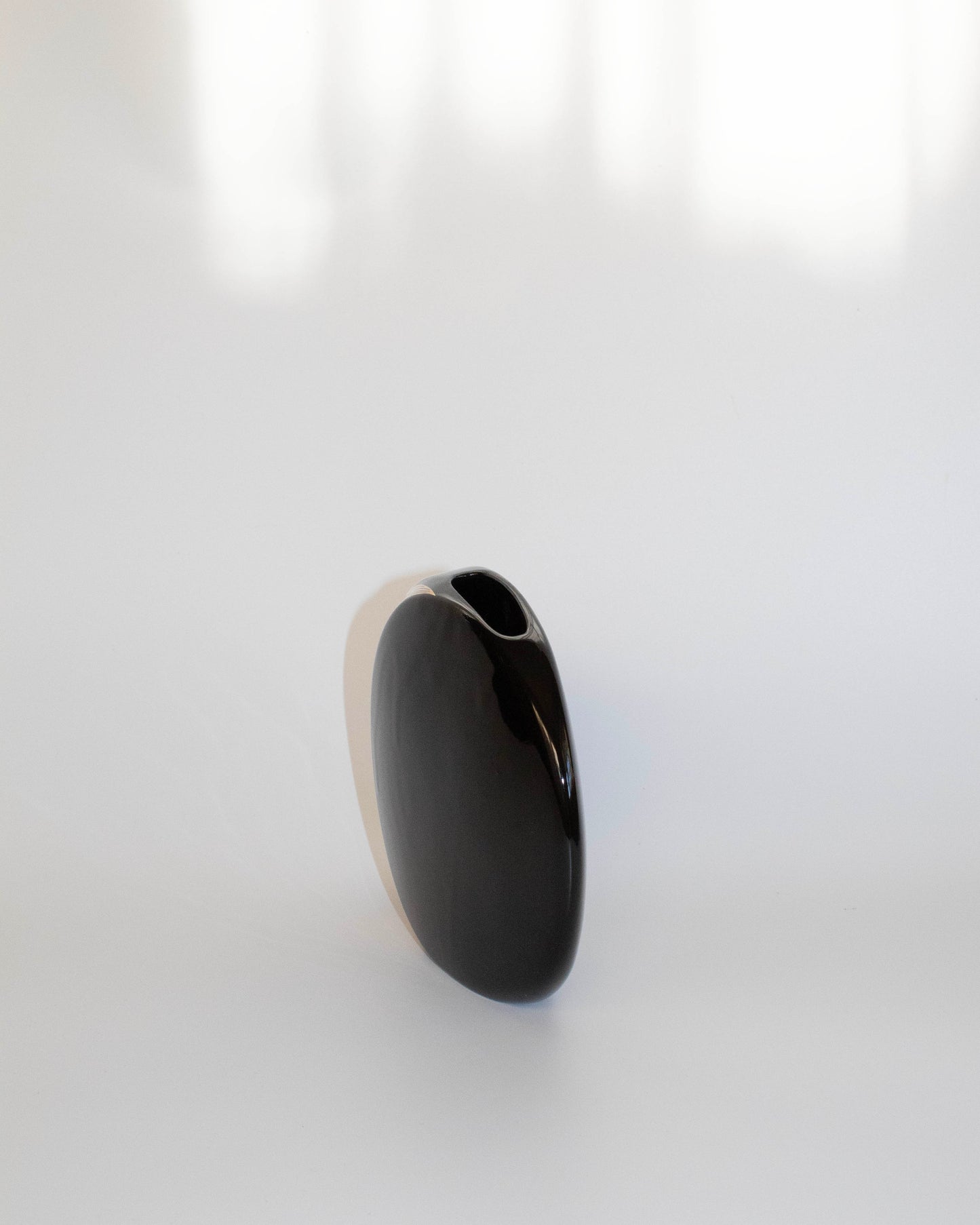 Lionel Black Ceramic Vase